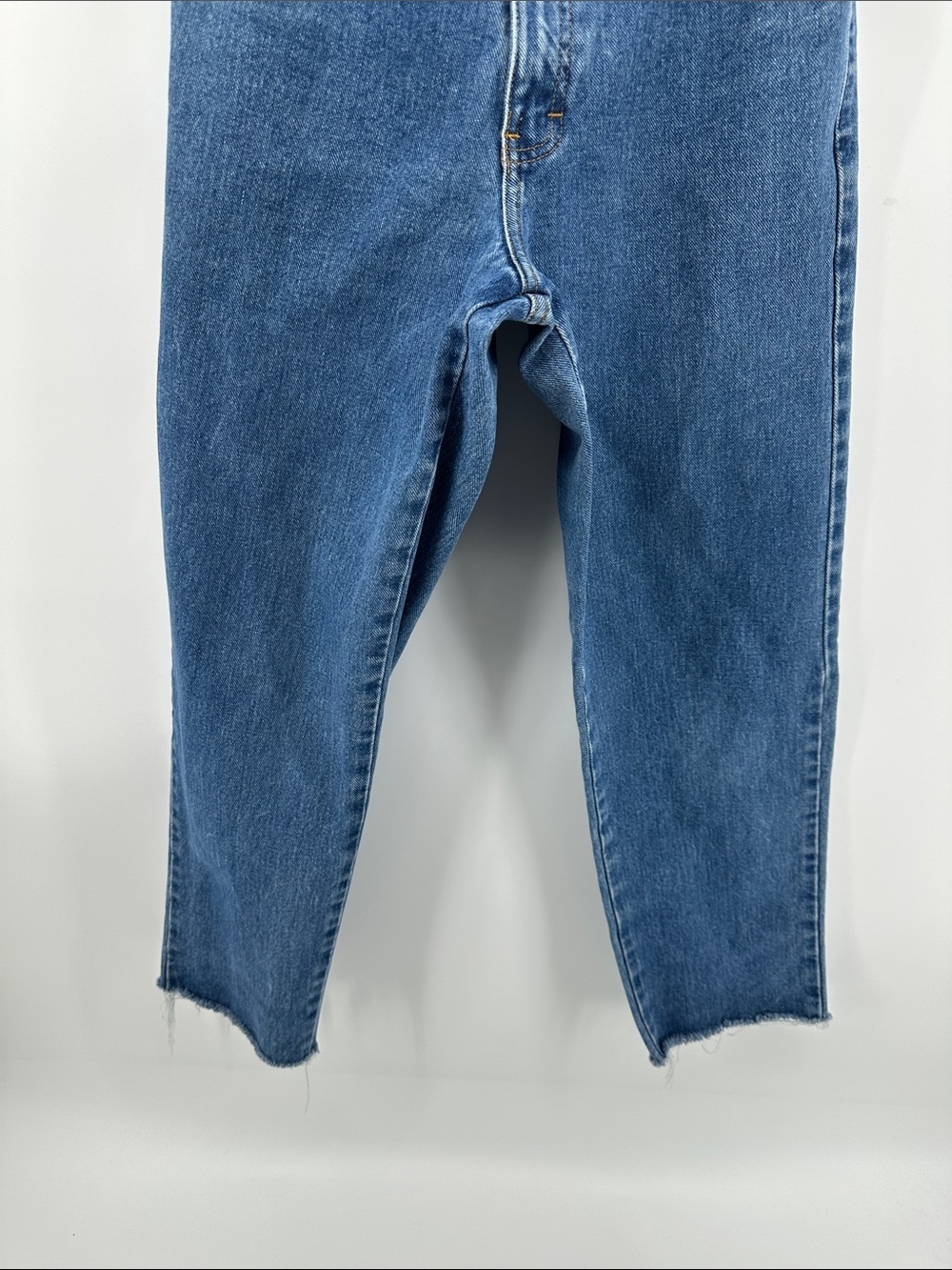 VTG Y2K Grunge Heritage Coastal Blue High-Rise Mom Eddie Bauer Jeans Sz4 - Picture 5 of 16